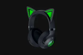 Kufje Razer Kraken Kitty V2 BT, wireless, LED, gaming, të zeza