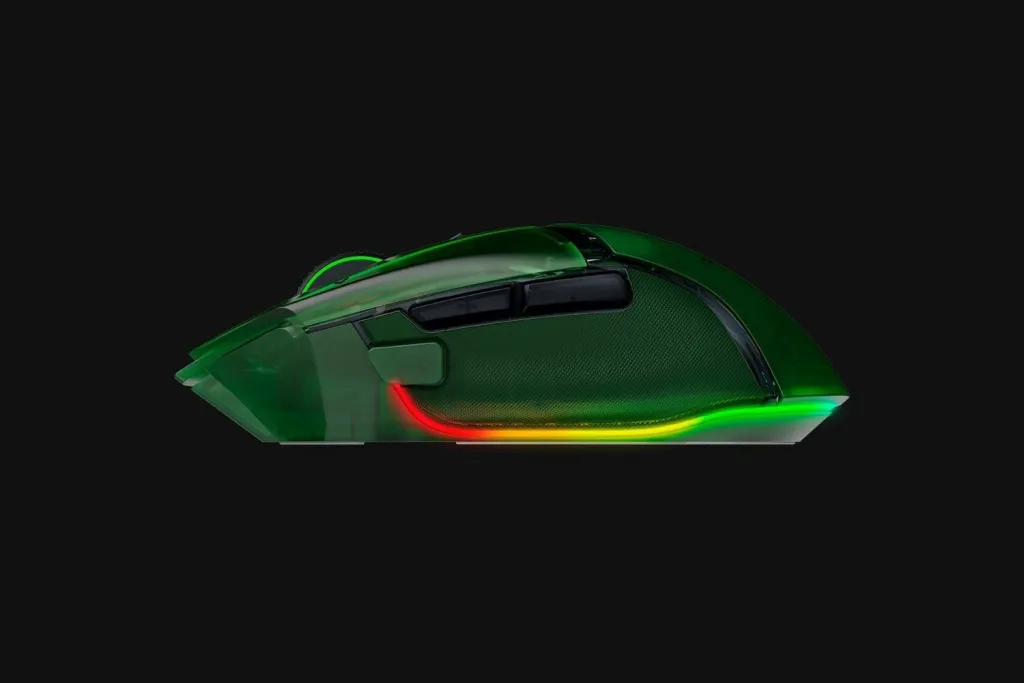 Maus Razer Basilisk V3 Pro 35K Phantom Green - 3