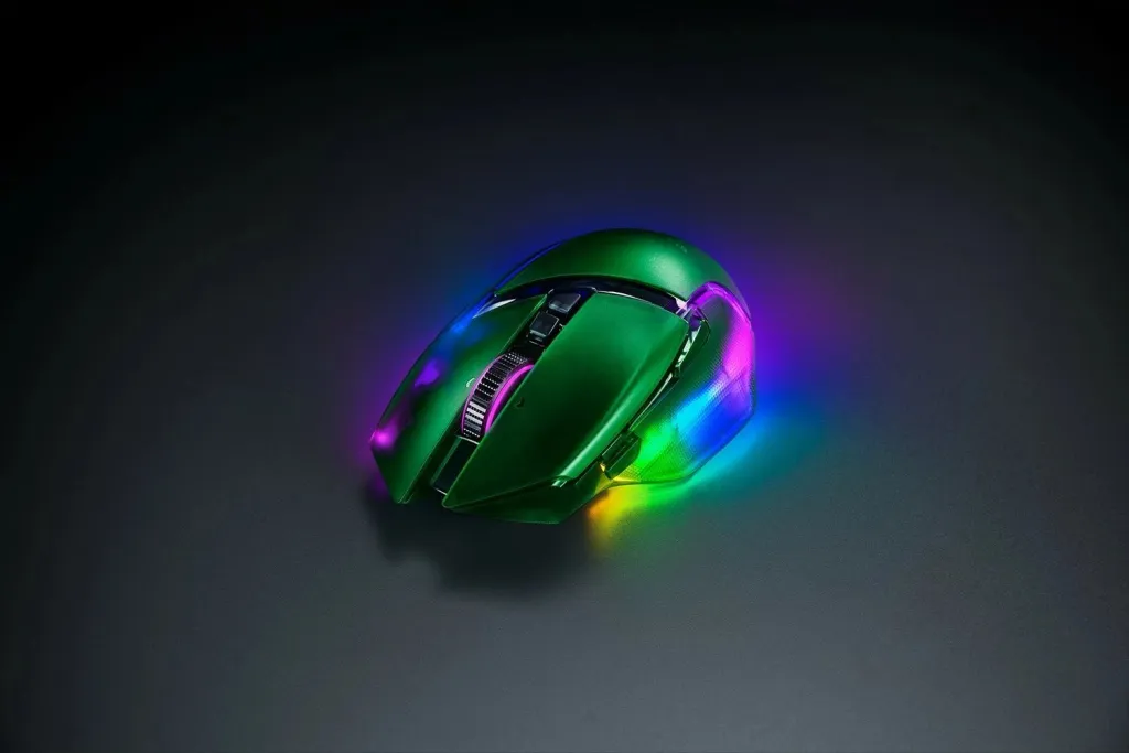 Maus Razer Basilisk V3 Pro 35K Phantom Green - 4