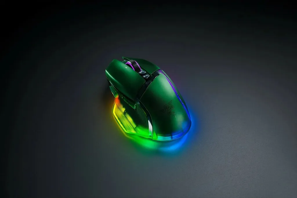 Maus Razer Basilisk V3 Pro 35K Phantom Green - 5