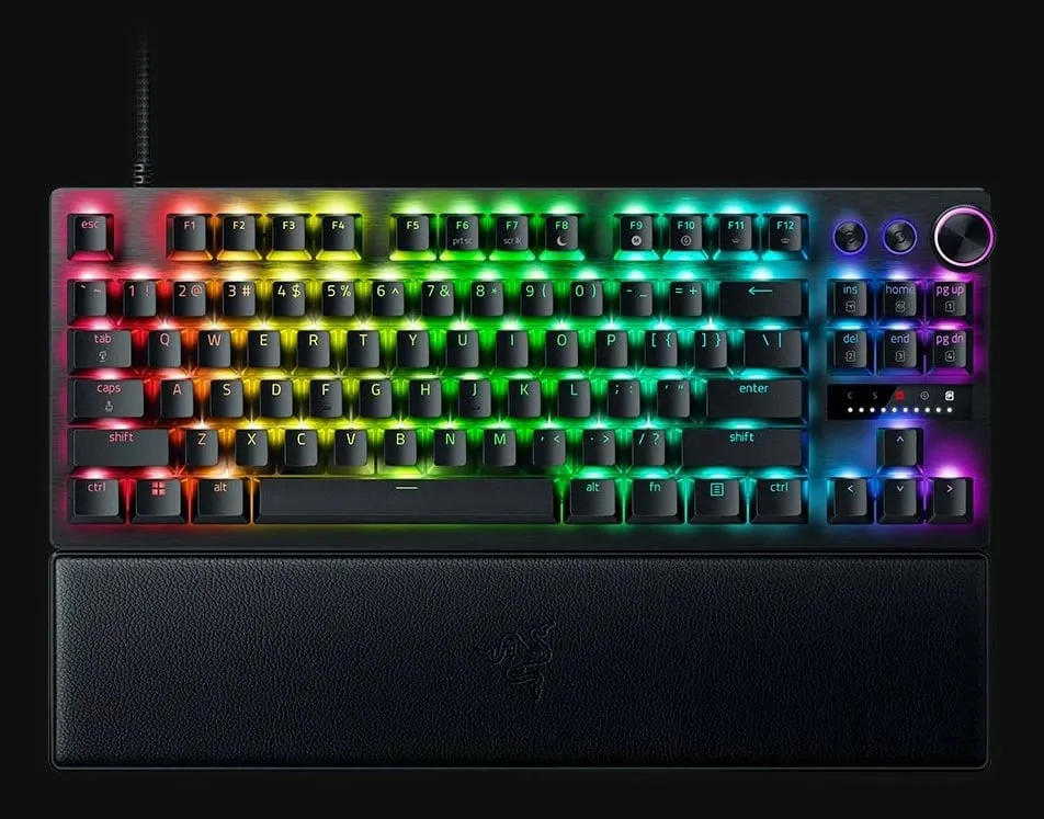 Tastierë Razer Huntsman V3 Pro Tenkeyless, 8KHz, layout gjerman, RGB - 1