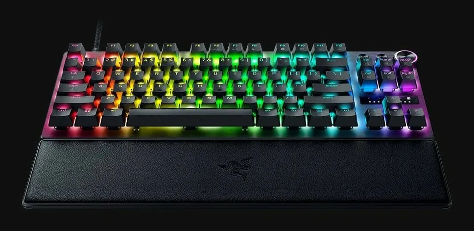 Tastierë Razer Huntsman V3 Pro Tenkeyless, 8KHz, layout gjerman, RGB - 2