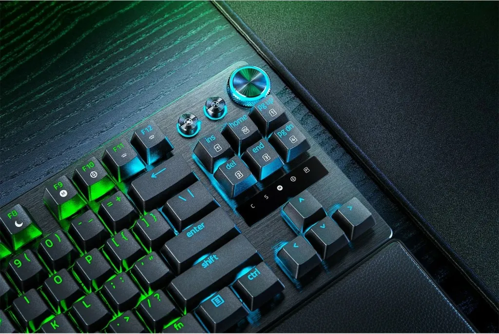 Tastierë Razer Huntsman V3 Pro Tenkeyless, 8KHz, layout gjerman, RGB - 3