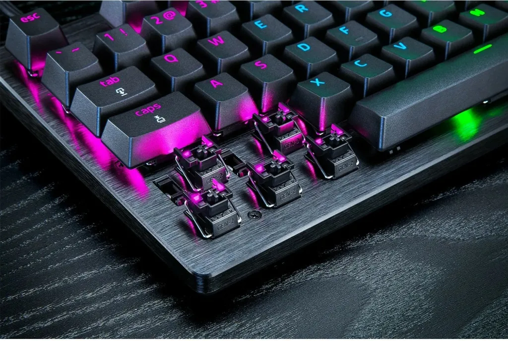 Tastierë Razer Huntsman V3 Pro Tenkeyless, 8KHz, layout gjerman, RGB - 4
