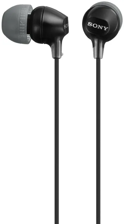 Kufje Sony MDR-EX15LPB, të zeza - 1