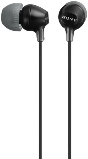 Kufje Sony MDR-EX15LPB, të zeza