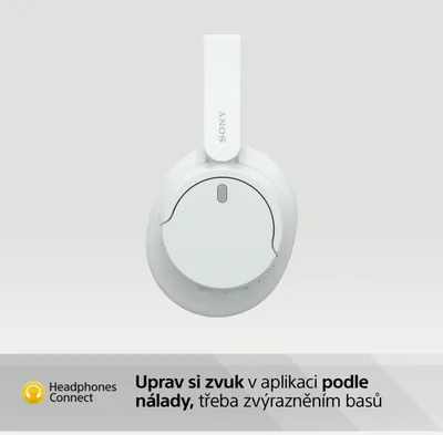 Kufje wireless SONY WH-CH720N, Over-Ear, e bardhë - 11