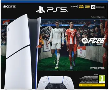 Konzolë Sony Play Station 5 Digital Edition EA Sports FC 26, e bardhë/zezë