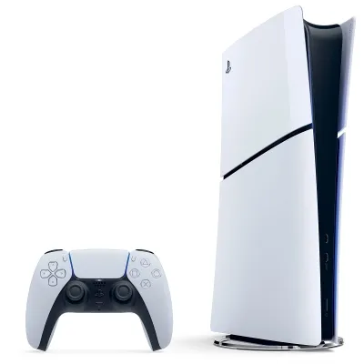 Konzolë Sony PlayStation 5 Digital Slim Edition, 1TB SSD, e zezë/ bardhë - 1