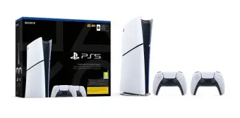 Konzolë Sony PlayStation 5 Slim Digital, 2xDualsense, Wireless, i bardhë/zi