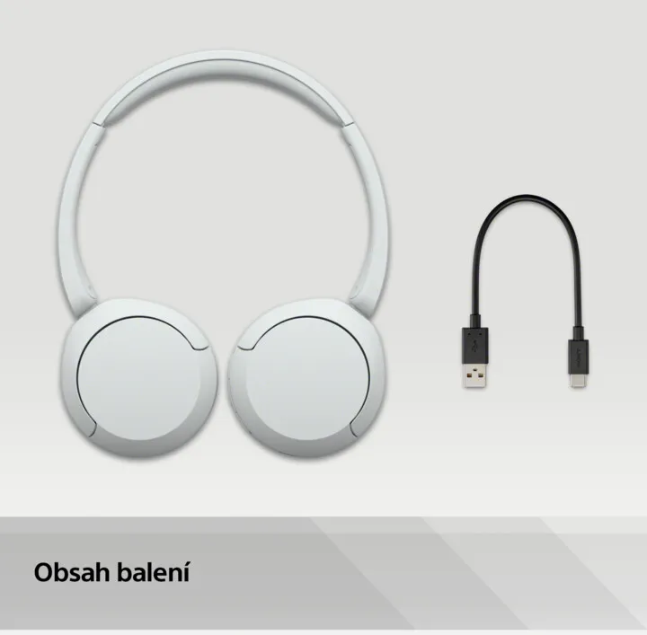Kufje Sony WH-CH520, të bardha - 7
