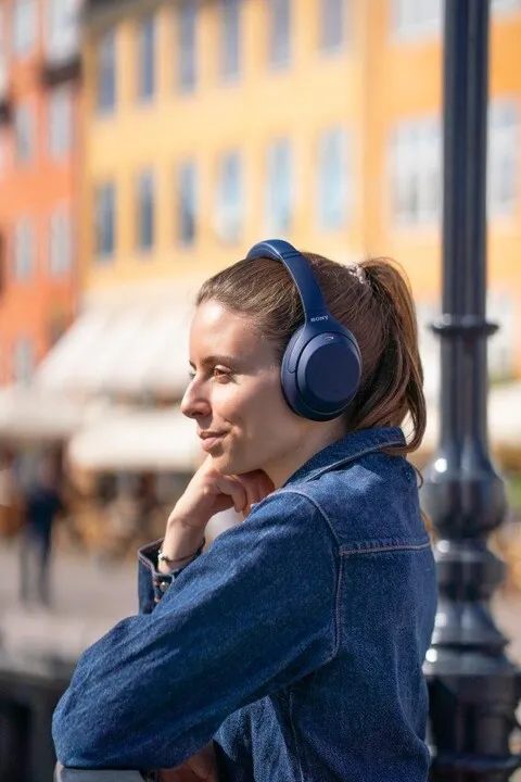 Kufje Sony WH-1000XM4, model 2020, të kaltra - 11