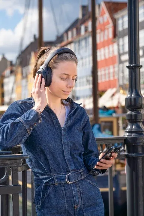 Kufje Sony WH-1000XM4, model 2020, të kaltra - 12
