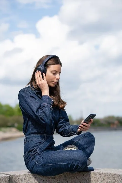 Kufje Sony WH-1000XM4, model 2020, të kaltra - 13