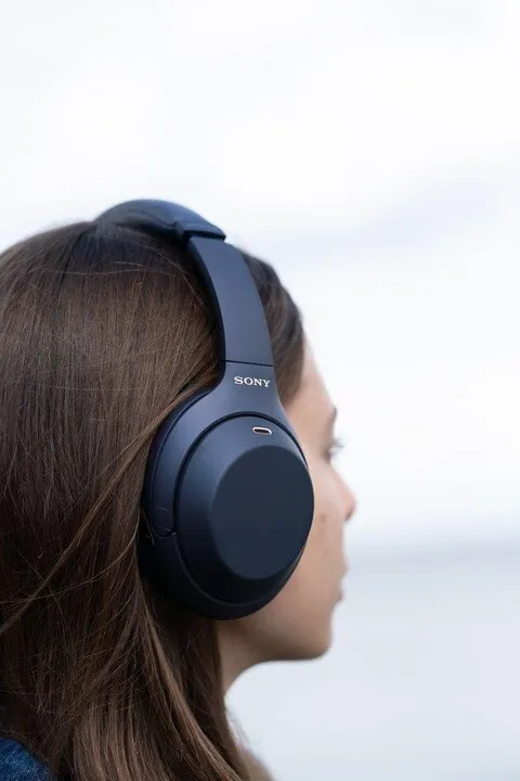 Kufje Sony WH-1000XM4, model 2020, të kaltra - 14