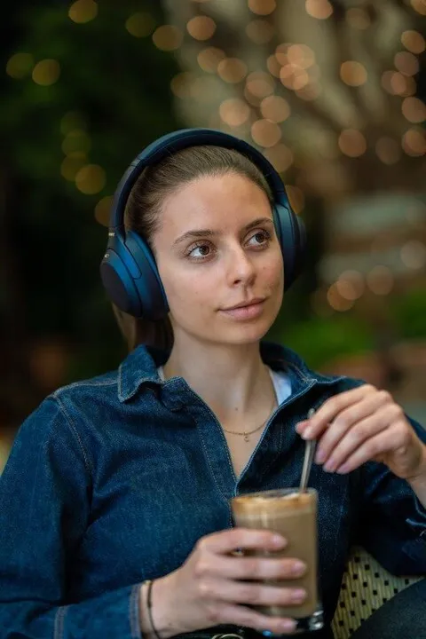 Kufje Sony WH-1000XM4, model 2020, të kaltra - 10