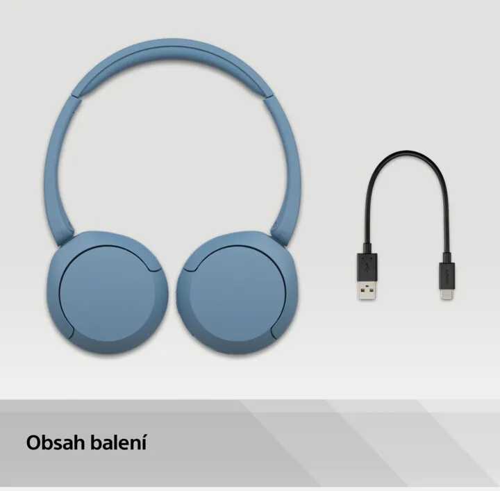 Kufje Sony WH-CH520, të kaltërta - 7