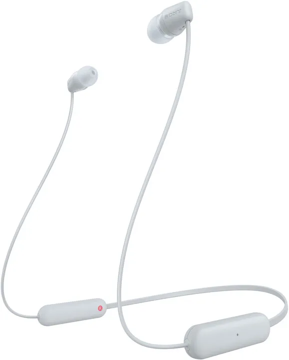 Dëgjuese Sony WI-C100, të bardha - 1