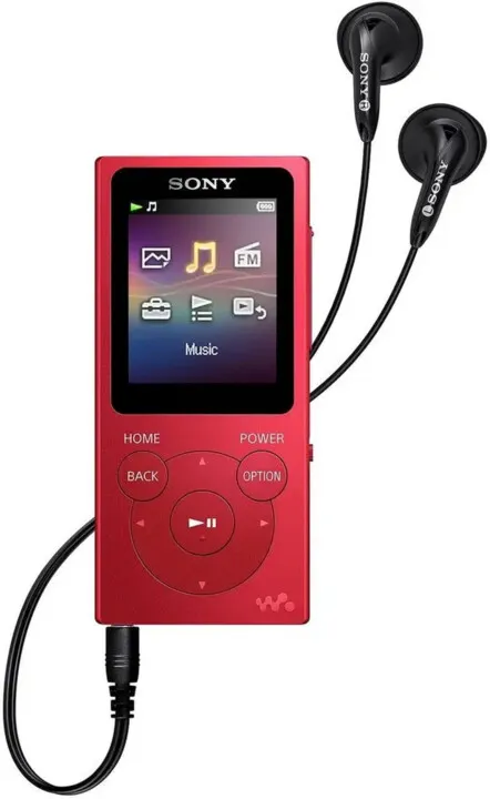 MP3 player Sony NW-E394L, 8GB, i kuq - 2