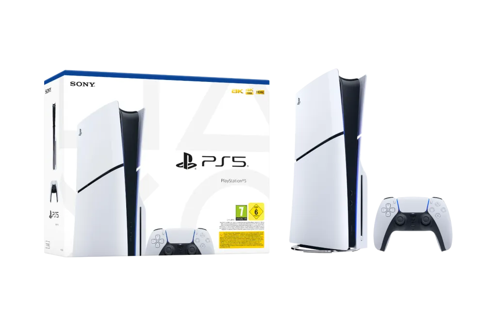 Konzolë Sony PlayStation 5 Slim Blu-Ray, i bardhë - 1