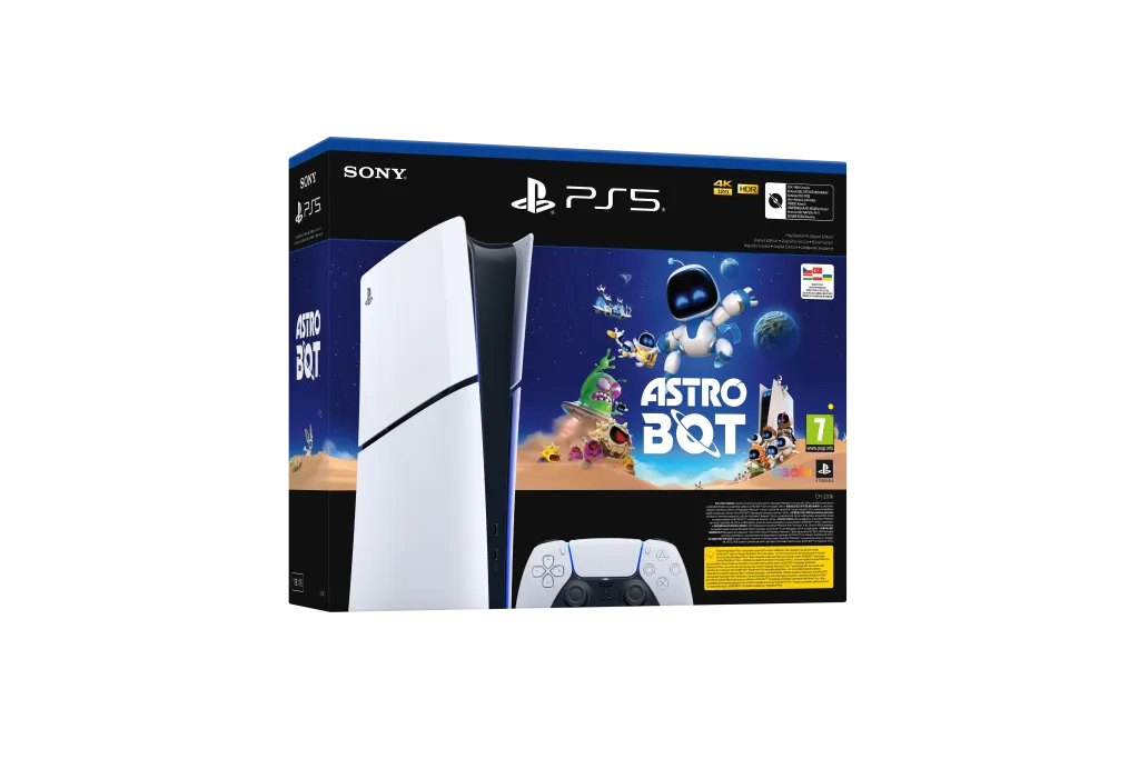 Konzolë Sony PlayStation 5 Digital Edition + Astrobot, i bardhë - 2