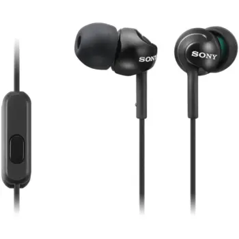 Kufje Sony MDR-EX110APB, të zeza