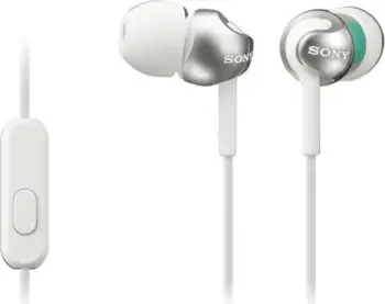 Kufje Sony MDR-EX110APW, me tela, me mikrofon, të bardha