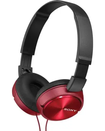 Kufje Sony MDR-ZX310, on-ear, të kuqe
