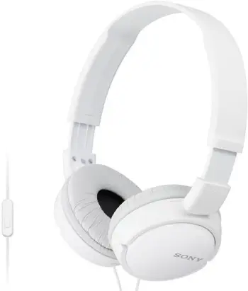 Kufje Sony MDR-ZX110AP, Headband, të bardha