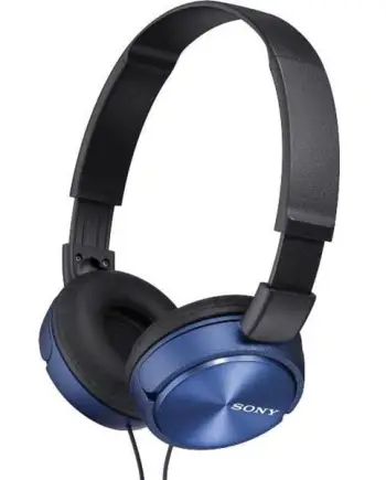Kufje Sony MDR-ZX310 On-Ear me kabllo, të kaltra