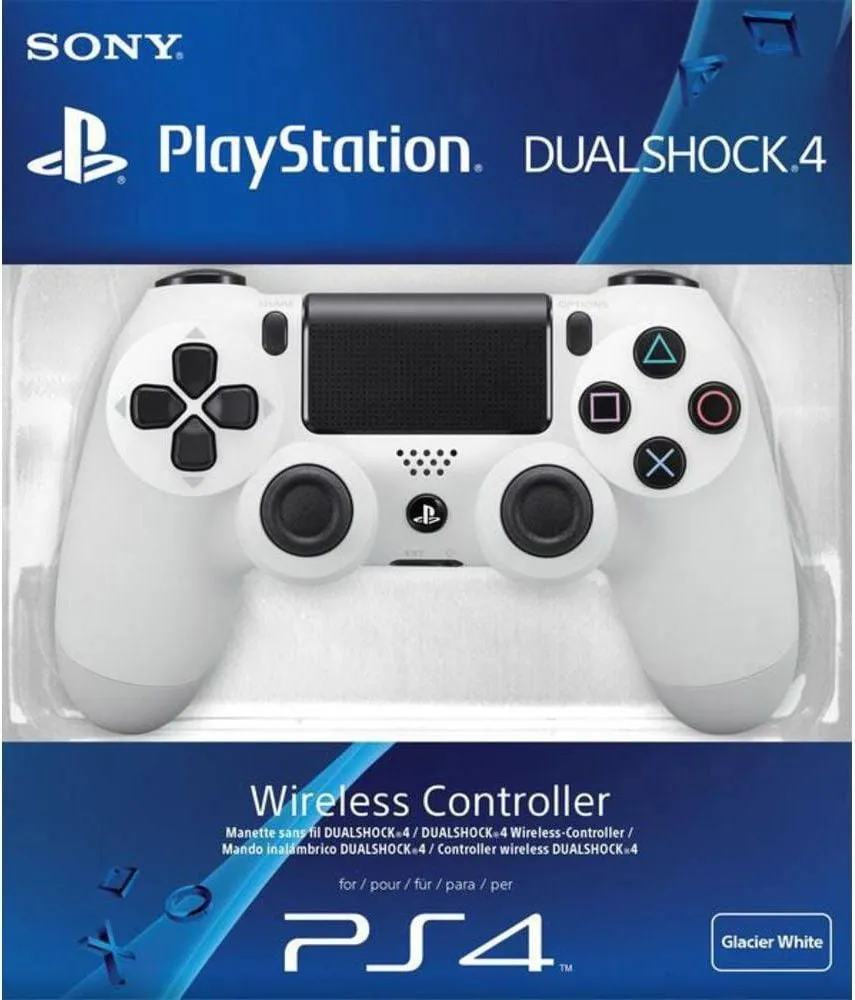 Kontroller Sony Dualshock 4 v2, i bardhë - 3