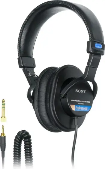 Kufje Sony MDR7506, me kabllo, të zeza