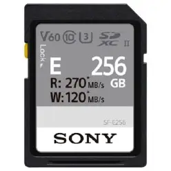 SD kartelë SONY SF-E256, 256GB, SDXC, Class 10, UHS-II, e zezë