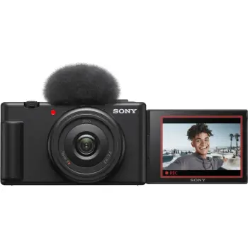 Aparat fotografik Sony ZV-1F, 20.1MP, 4K Ultra HD, Ekran me prekje, i zi
