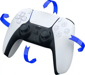 Kontroller Sony PS5 DualSense, i bardhë/ zi
