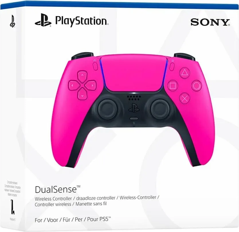 Gamepad Sony DualSense për PS5, Bluetooth/USB, Rozë - 1