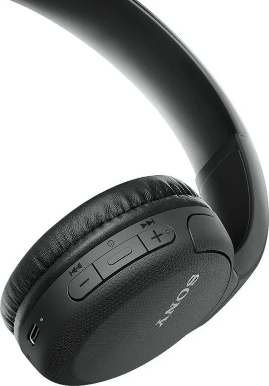 Kufje wireless Sony WH-CH510, Bluetooth, 35 orë, të zeza - 4