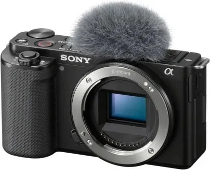 Kamerë pa pasqyrë Sony ZV-E10 body, E-mount, e zezë - 2