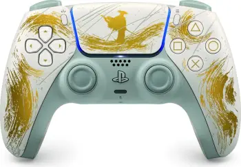 Gamepad Sony DualSense Ghost of Yotei Limited Edition, për PlayStation 5, Bardhë/Ar