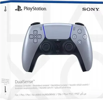 Kontroller Sony DualSense Playstation 5, wireless, i argjendtë - 2