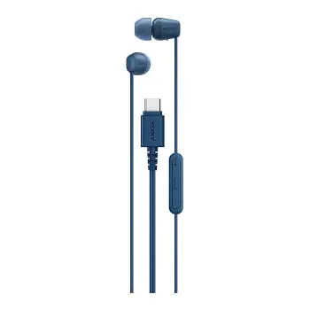 Kufje Sony IER-EX15C USB-C in-ear me mikrofon, blu