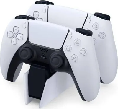 Stacion karikimi Sony DualSense për kontrollerë PS5, i bardhë - 1