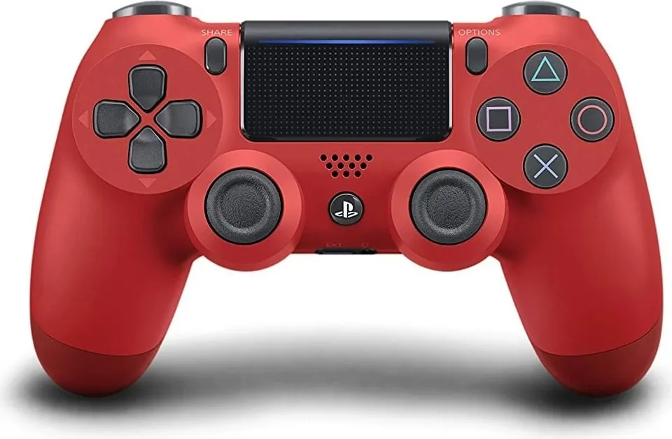 Gamepad Sony DualShock 4, për PlayStation 4, me Bluetooth, ngjyrë e kuqe - 1