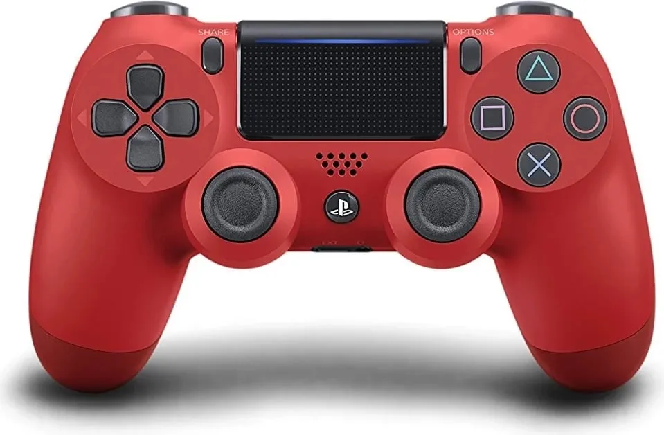 Gamepad Sony DualShock 4, për PlayStation 4, me Bluetooth, ngjyrë e kuqe - 2