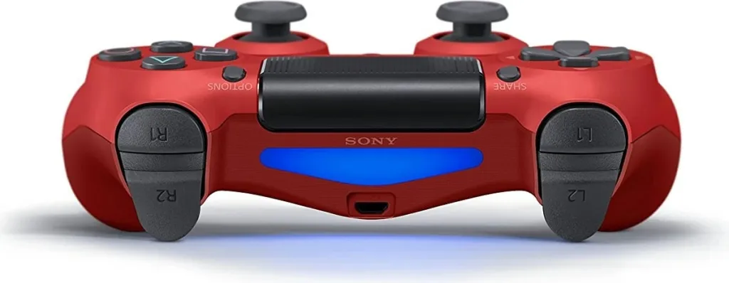 Gamepad Sony DualShock 4, për PlayStation 4, me Bluetooth, ngjyrë e kuqe - 4