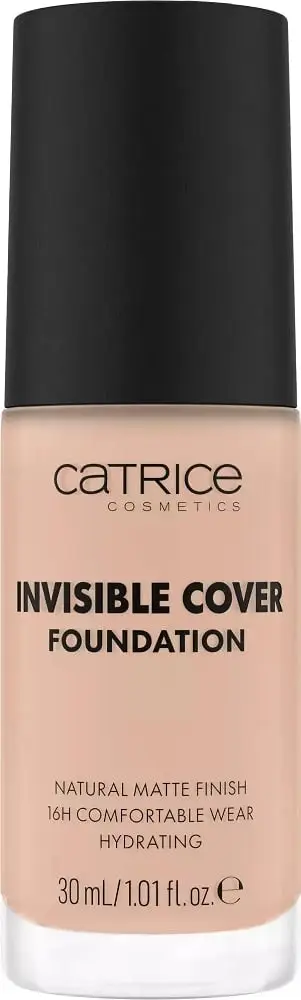 Fondatinë Catrice Invisible Cover Foundation Long-lasting Face Foundation 037W për femra 30ml