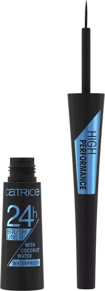 Penel për sy Catrice 24h Brush Liner Waterproof, 010 Ultra Black Waterproof, 3 ml