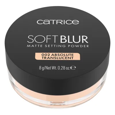 Pudër për fytyrë Catrice Soft Blur Matte Setting Powder, 002 Absolute Translucent, 8 g - 2