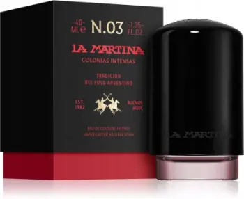 Ujë koloñe La Martina Nude Amber Intense, 40ml