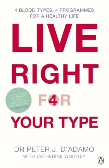 Live Right For Your Type - Peter J D'adamo
